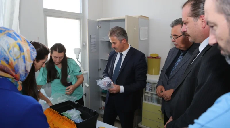 Erzurum Palandöken'de sağlık hizmetlerine yerinde inceleme