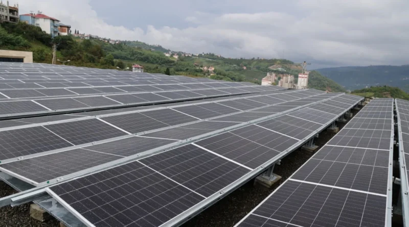 Trabzon’da Güneş Enerji Sistemi hizmete alındı