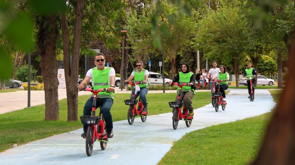 Gaziantep'te hareketliliğe özel pedal