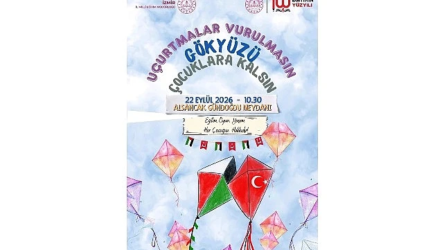 İzmir’de Uçurtmalar Gazzeli Çocuklar İçin Gökyüzüne Yükselecek