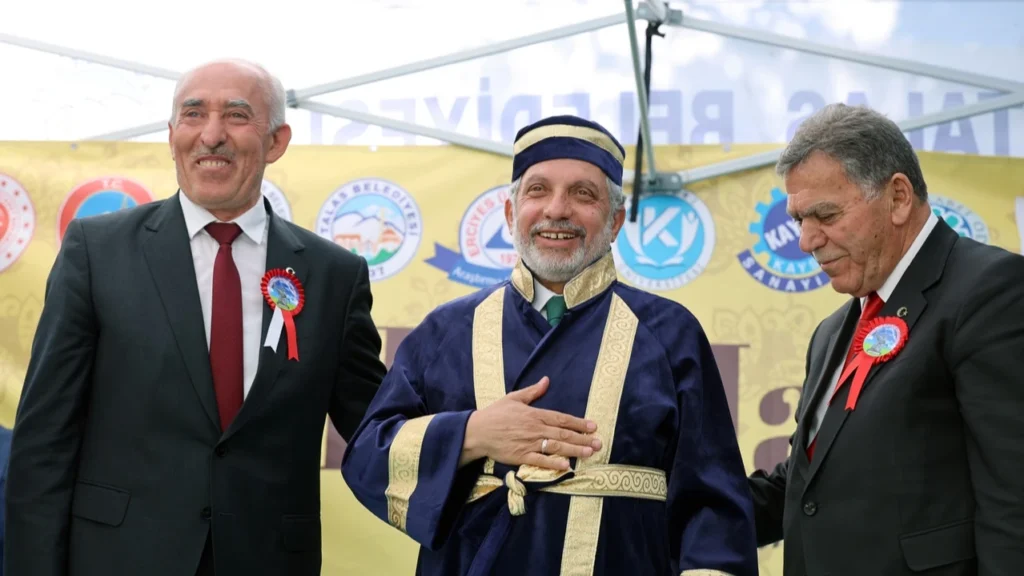 Kayseri Talas'ta Ahilik Özel Ödülü Mustafa Yalçın'ın