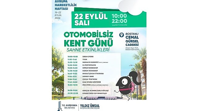Bostanlı’da otomobilsiz gün!