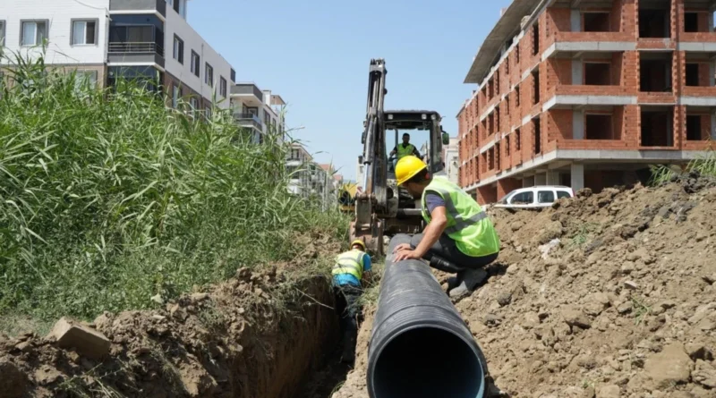 Balıkesir’de Altınkum’un altyapısı yenilendi