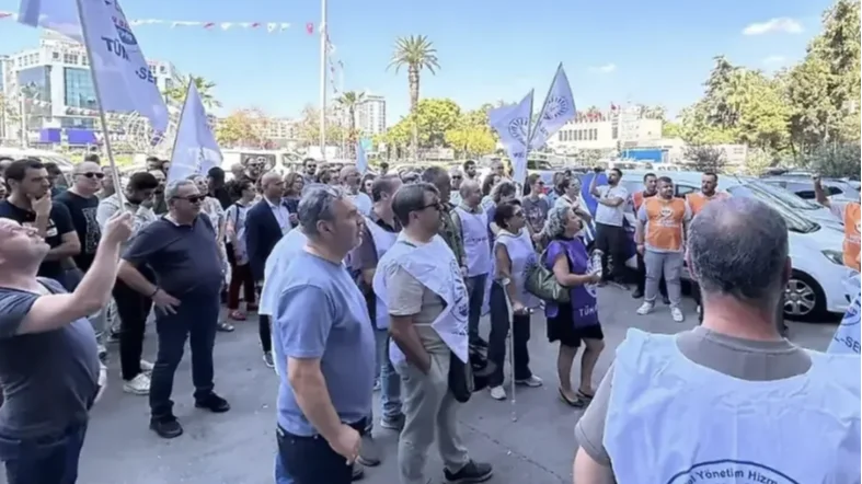 Konak Belediyesi Çalışanları Eylemde: Çözüm İstiyor