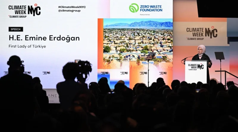Emine Erdoğan’dan New York’ta Sıfır Atık Çağrısı