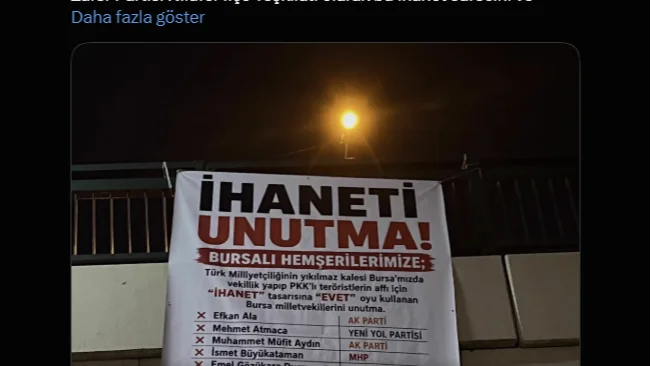 Zafer Partisi Nilüfer’den Bursa milletvekillerine tepki