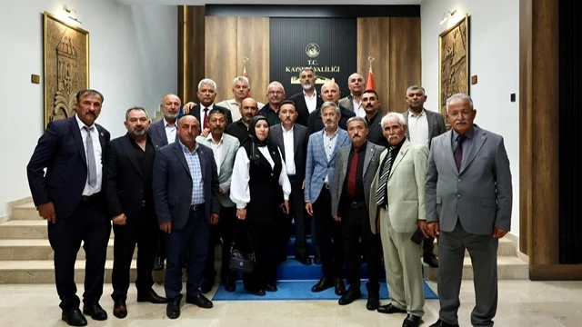 Kayseri'de kurumlar ve muhtarlar Valilik'te koordinasyonu görüştü