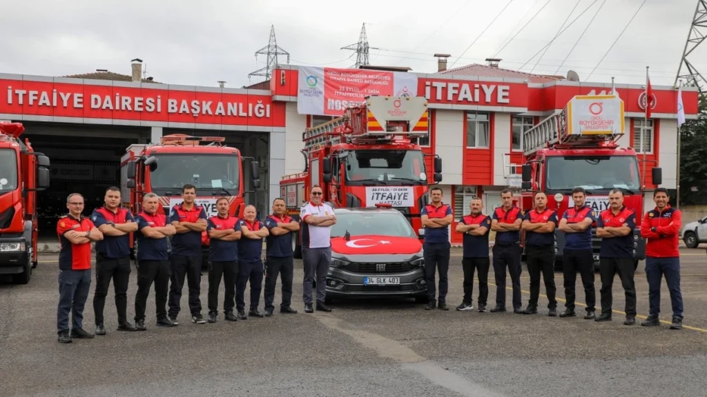 Ordu'da İtfaiye Haftası başladı: Araç tanıtımı ve eğitimler