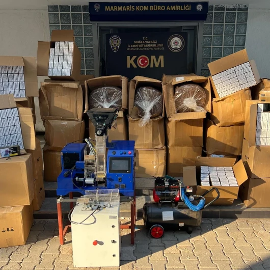 Marmaris'te kaçak tütün operasyonu: 4 şüpheli tutuklandı