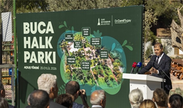 Buca Halk Parkı açıldı: 22 bin 600 m² yeni yaşam alanı