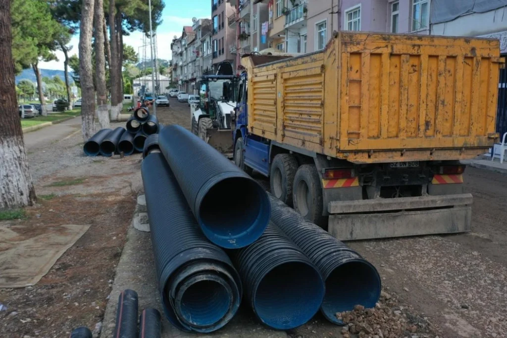 Ordu Perşembe’de altyapı için kapsamlı çalışma başladı