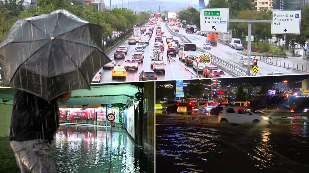 İstanbul'da yağmur daha bitmedi: Meteoroloji saat verdi, sağanak yeniden şiddetlenecek
