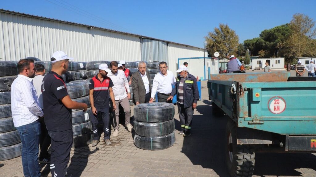 Manisa Büyükşehir’in damlama sulama desteği 7 milyon metreyi aştı