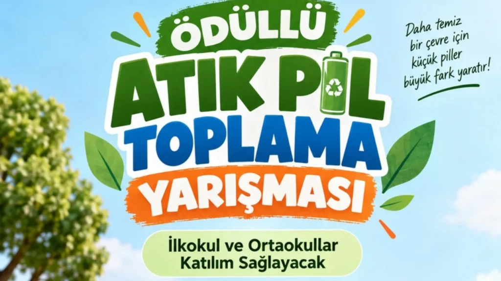 Menderes Belediyesi’nden Atık Pil Toplama Yarışması
