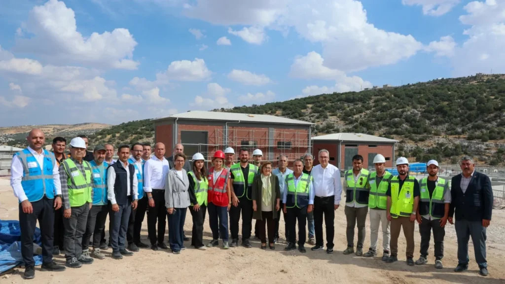 Kuzeyşehir Atık Su Arıtma Tesisi inşaatı Gaziantep'te incelendi