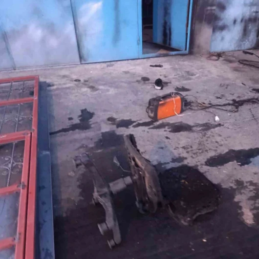 Adıyaman Kahta'da PVC atölyesinde patlama: 2 yaralı