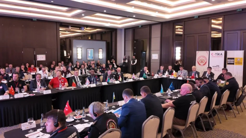 Konya'da Uluslararası İtfaiye Çalıştayı başladı, 30 Eylül tatbikatı