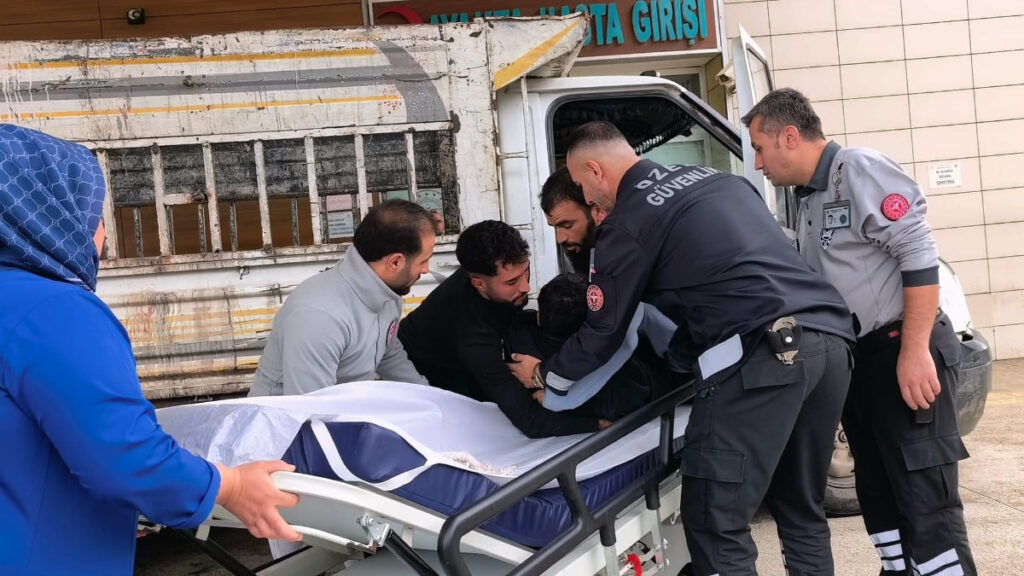 Bursa İnegöl'de kamyonetten düşen Yusuf G. ağır yaralandı