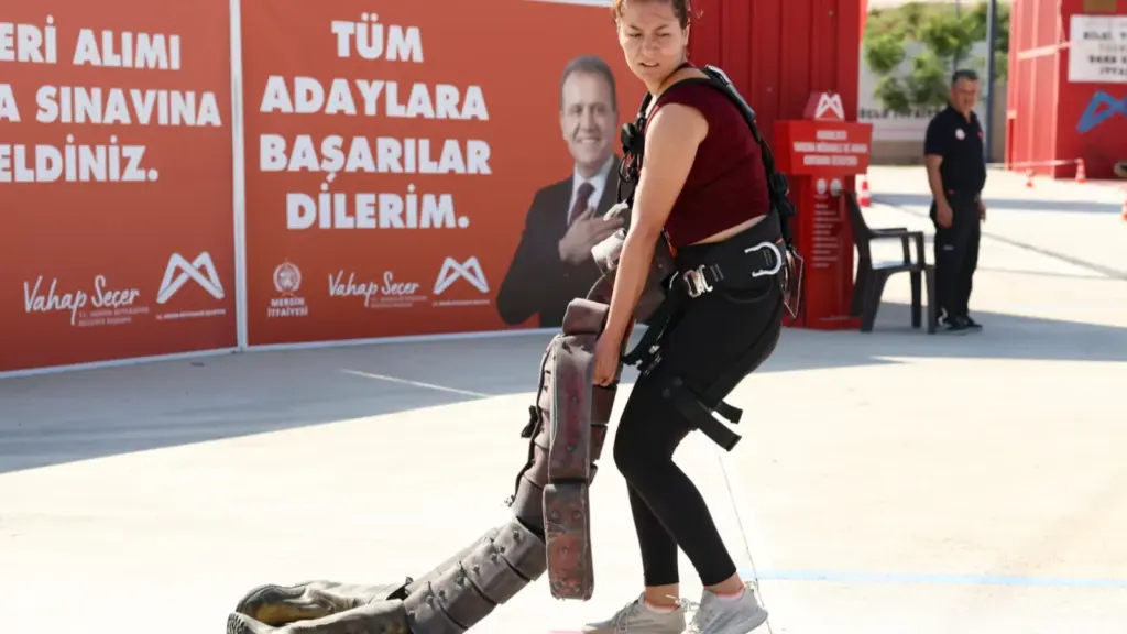 Mersin'de itfaiye eri alımı tamamlandı: 50 kişi kadroya girecek