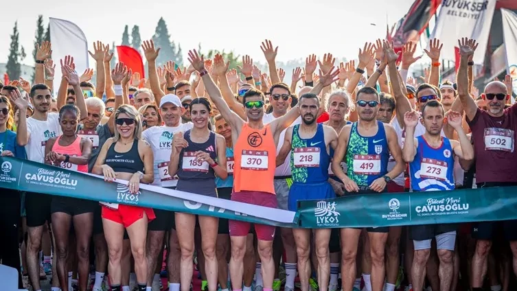 Denizli'de Lykos Yarı Maratonu Pamukkale'de binlerce koşucu
