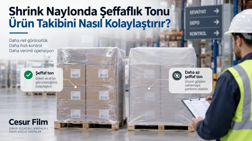 Shrink Naylonda Şeffaflık Tonu Ürün Takibini Nasıl Kolaylaştırır?