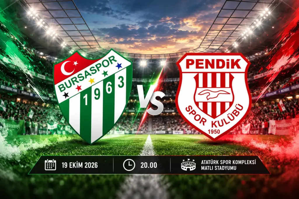 Bursaspor - Pendikspor maçı saat kaçta, hangi kanalda?