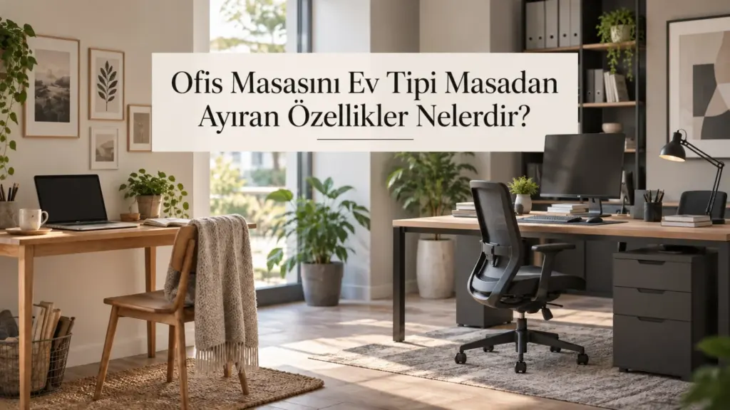 Ofis Masasını Ev Tipi Masadan Ayıran Özellikler Nelerdir?