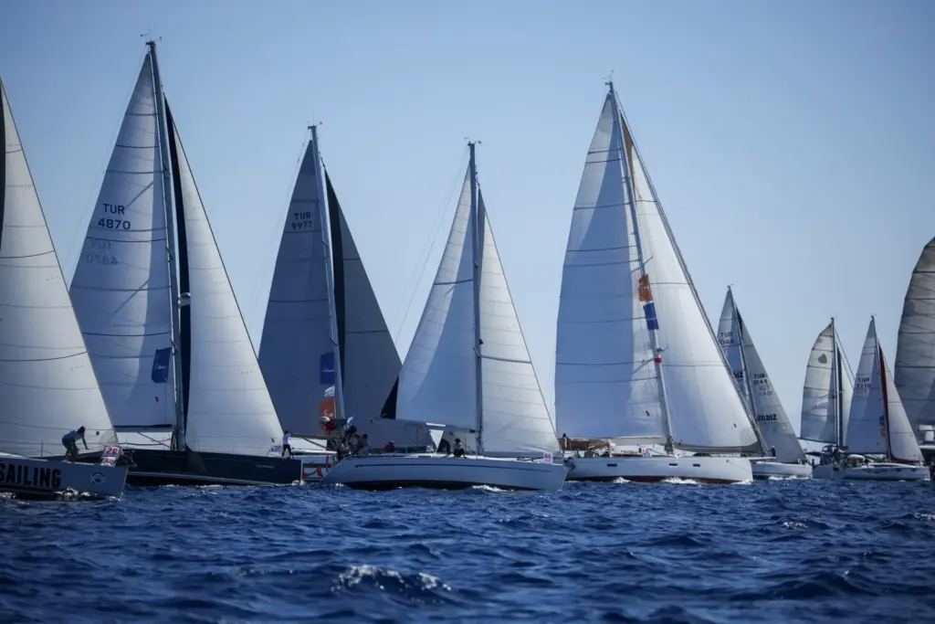 The Bodrum Cup'ta Knidos'tan Ortakent'e yelken açıldı