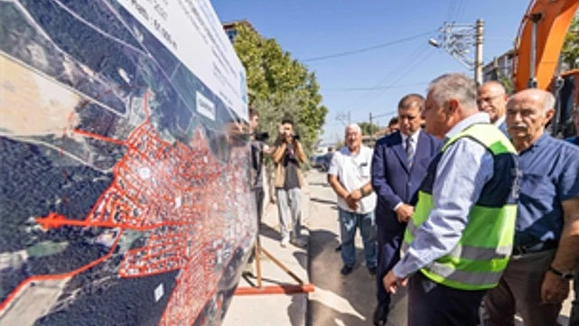 Sarnıç'ta 75 km su şebekesi 205 milyon liraya yenilendi