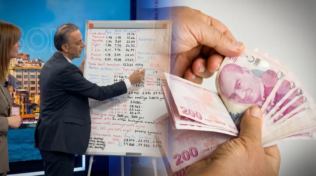 Canlı yayında: Memur, emekli ve asgari ücretin yeni maaş tablosu