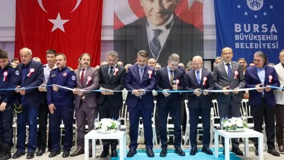 Bursa'da 32'nci itfaiye istasyonu BOSAB'da hizmete girdi