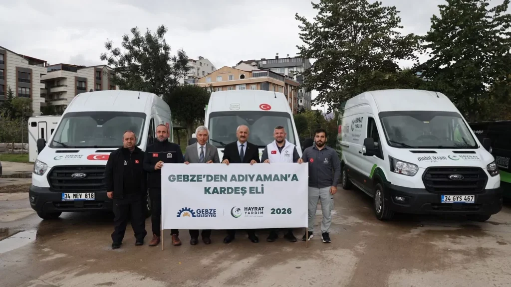 Gebze'den Adıyaman'a yardım: 11 okul ve öğrenciler desteklenecek